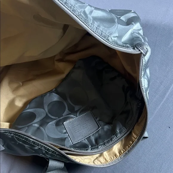 Coach Signature Nylon Packable Tote with Pouch G0019 - Picture 7 of 7